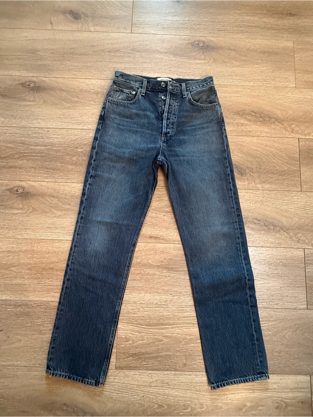 Agolde Women's Indigo Straight Jeans